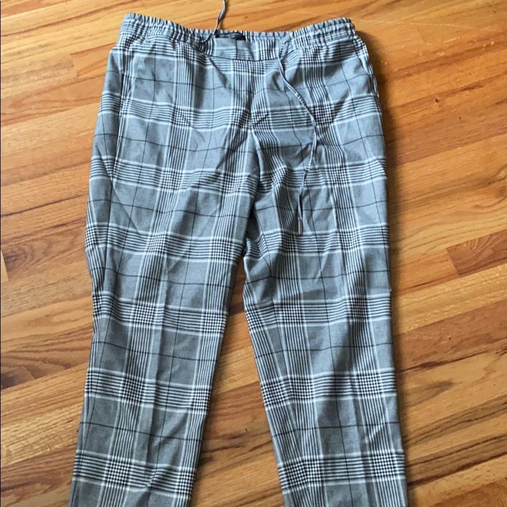 BANANA REPUBLIC - plaid Hayden pants